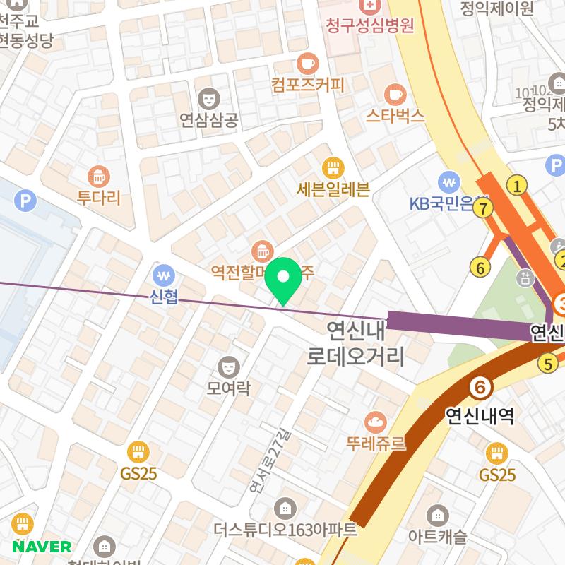 낭낭사진관 지도