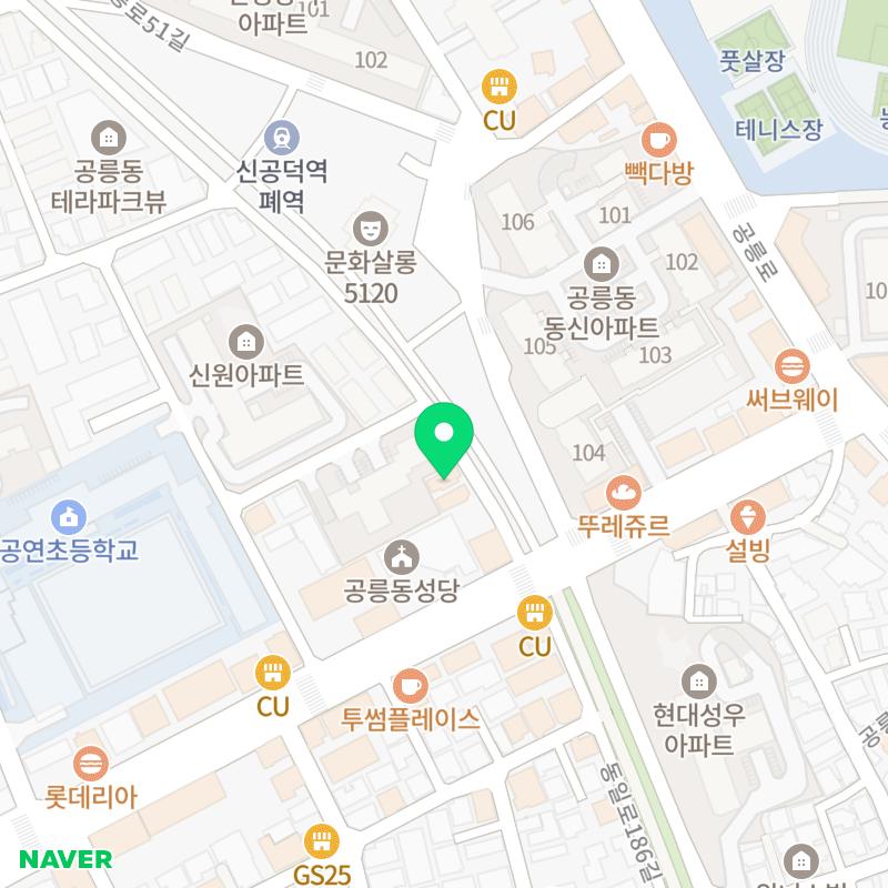 아너카페 지도