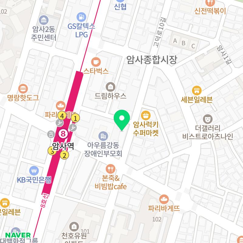 핫떡 지도
