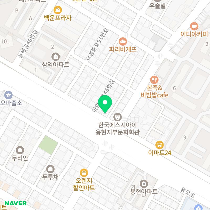 정대솔일식당 지도